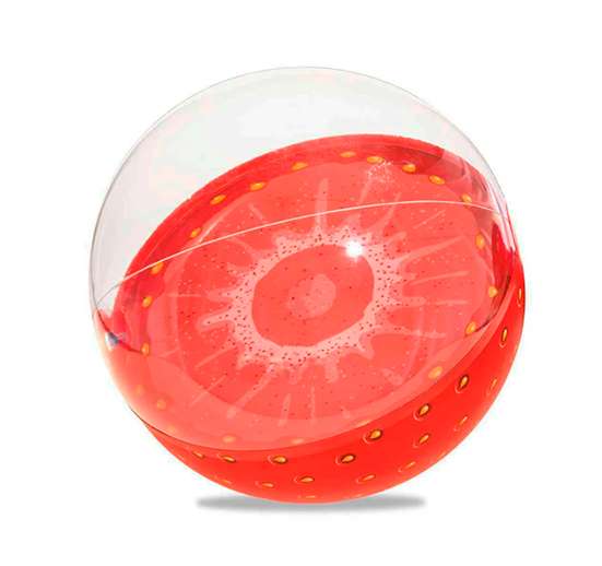 PELOTA DE PLAYA FRUTAS MULTIOCLOR 18"