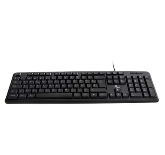 XTECH XTK-092S - TECLADO ESTÁNDAR, CABLEADO, USB, ESPAÑOL, NEGRO