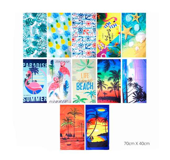 TOALLA PLAYERA 70X140CM