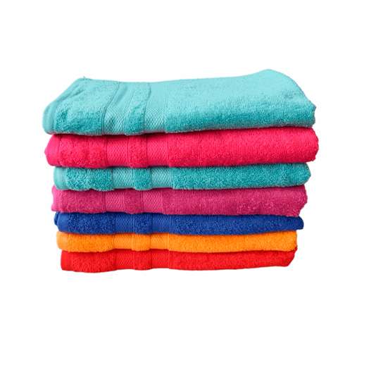 TOALLA DE BAÑO 27X52 8 COLORES