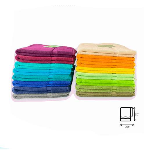 TOALLA DE PISO 20X30 16 COLORES