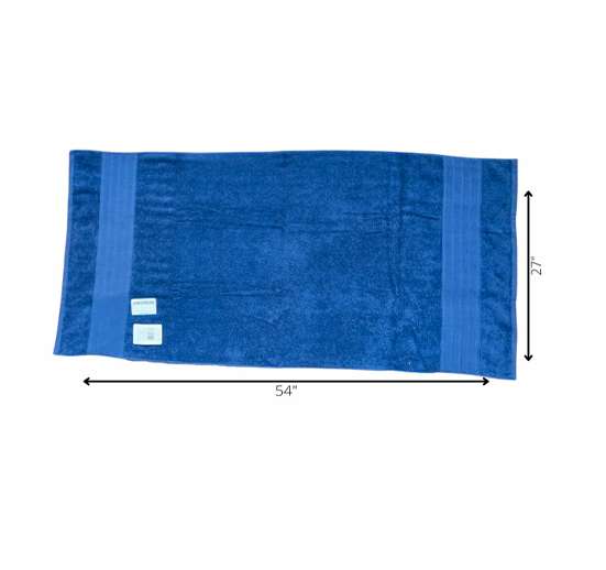 TOALLAS BAÑO 27X54 AZUL