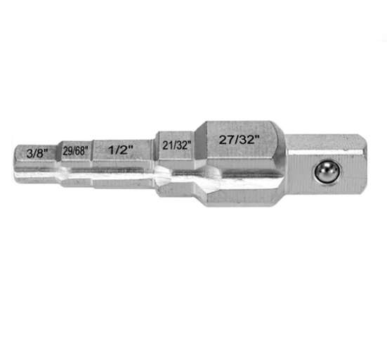 LLAVE DE PASO ESCALONADA UNIVERSAL PARA RADIADORES Y SANITARIOS 1/2"