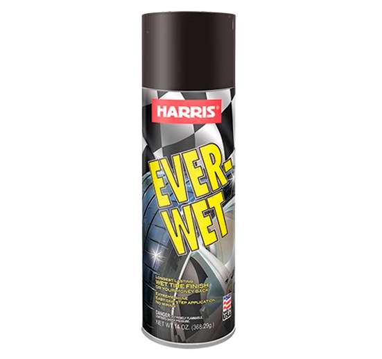 AEROSOL ABRILLANTADOR DE LLANTAS 14 OZ. HARRIS EVER-WET