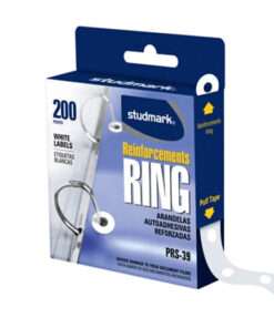 ARANDELAS ADHESIVAS DE REFUERZOS PARA HOJAS, 200 ARANDELAS