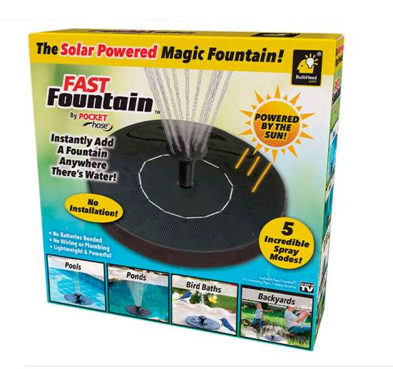 Fuente de Agua Solar