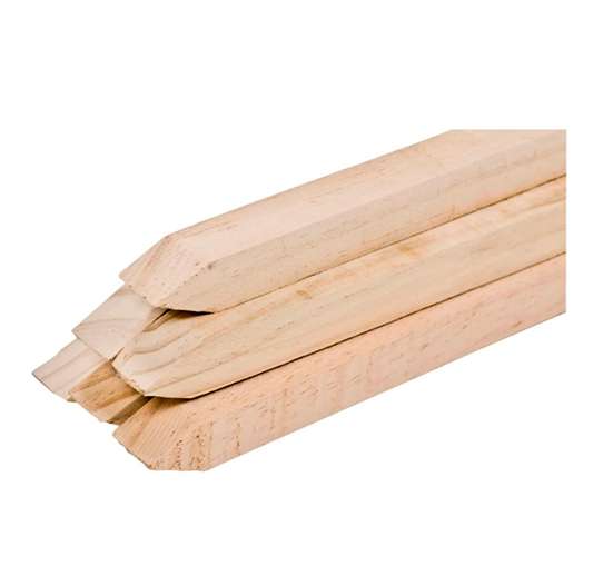 SOPORTE NATURAL 4' DE MADERA PARA PLANTAS