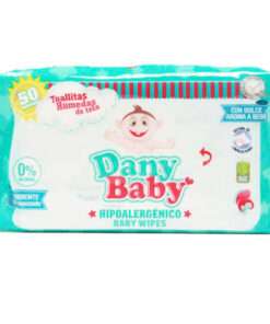 TOALLAS HÚMEDAS DANY BABY ALOE VERA 50 UNIDADES
