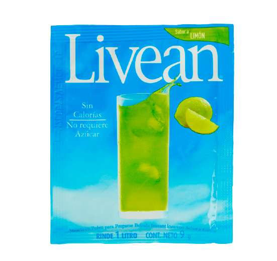 BEBIDA EN POLVO LIVEAN LIMON 9G
