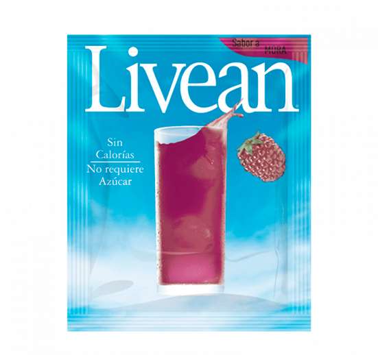 BEBIDA EN POLVO LIVEAN SABOR MORA SIN AZUCAR 9G