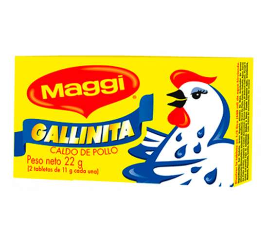 GALLINITA CALDO DE POLLO MAGGI TABLETA 24X21 GG