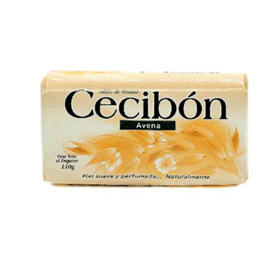 JABON DE ASEO CORPORAL EN BARRA CECIBON AVENA 110 GR
