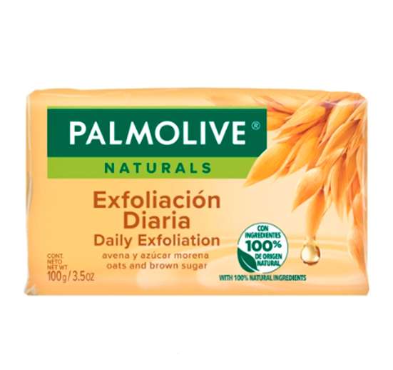 JABÓN DE ASEO CORPORAL EN BARRA PALMOLIVE 100 GR AVENA AZUCAR