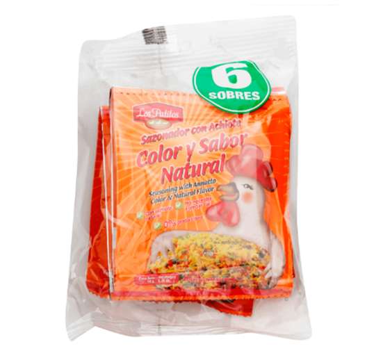 SAZONADOR LOS PATITOS CON ACHIOTE10G