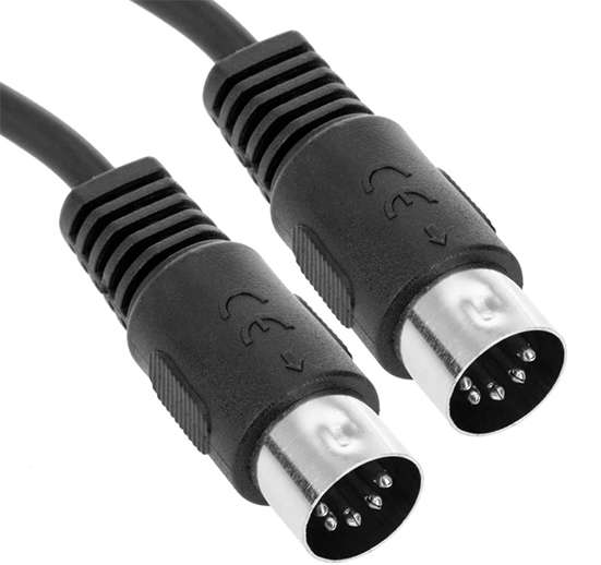 CABLE MIDI 5 PINES PARA INSTRUMENTO 15′