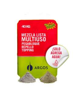 Cemento Listo Incluye Arena Y Aditivos Para Repello, Topping Y Pegabloque ( Solo Agregar Agua) 40Kg