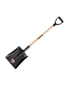 Pala De Punta Cuadrada Con Mango De Madera Long.1000Mm. Acero Al Carbono. 245Mm X 300Mm.