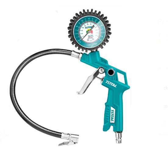 PISTOLA NEUMATICA PARA INFLAR LLANTAS. MAX PRESSURE: 8.5 BAR (120 PSI)