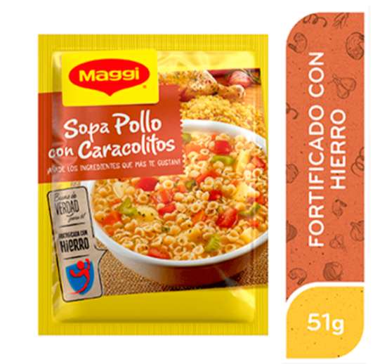 SOPA POLLO CON CARACOLITOS MAGGI SOBRE 57G