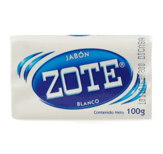 JABÓN EN BARRA ZOTE BLANCO 100 GR