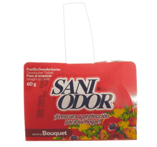 PASTILLA AROMATIZANTE SANI ODOR 60 GR BOUQUET