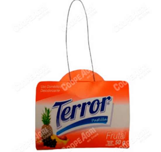 PASTILLA DESINFECTANTE TERROR FRUTAL 50 G