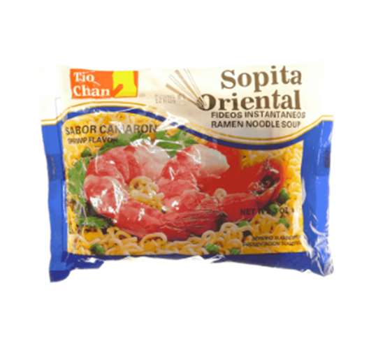 SOPITA TIO CHAN 85 GR SABOR CAMARÓN