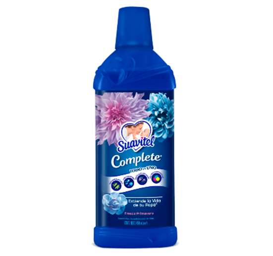 SUAVIZANTE SUAVITEL 450 ML EN BOTELLA ADIOS AL PLANCHADO PRIMAVERAL