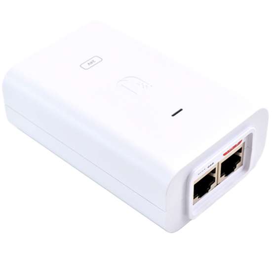 UBIQUITI POE-24-7W-G-WH - INYECTOR POE, 7W, 24V, 100-240V, PUERTO GIGABIT LAN