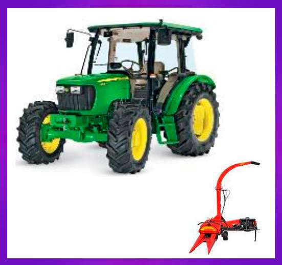 CONTENEDOR DE TRACTOR AGRÍCOLA, POTENCIA NOMINAL 75 HP A 2400 CON PICADORAS DE MAIZ FIMAKS,  Corte 12 Cuchillas