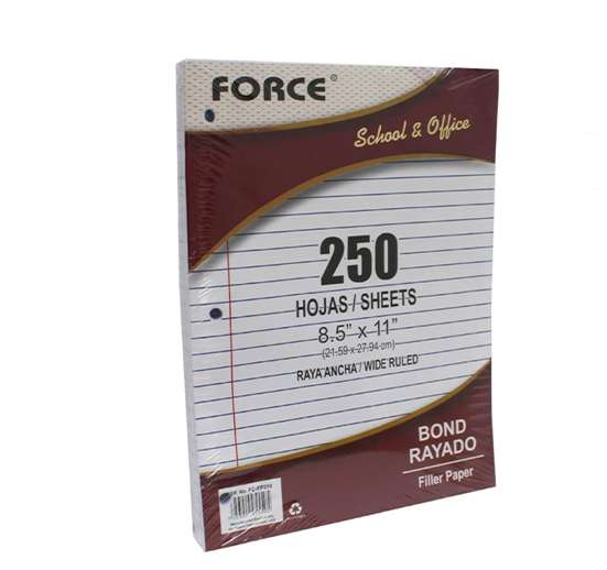 Bloque De Hojas De Rayas 8-1/2 X 11