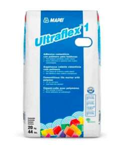 Pegamento Ultraflex 1 De 20 Kg. Color Blanco