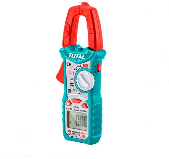 MEDIDOR DE ABRAZADERA DIGITAL AC/DC, PANTALLA DE 6000 DÍGITOS.