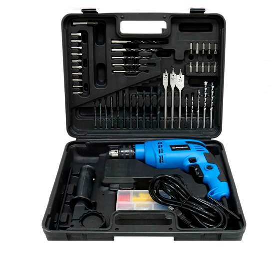 JUEGO DE TALADRO DE IMPACTO 106 PIEZAS