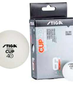 BOLA DE PING PONG CUP ABS STIGA BLANCA