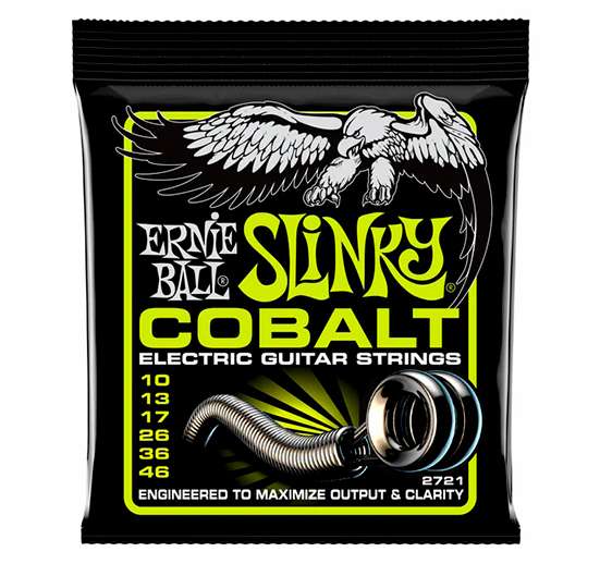 CUERDAS ERNIE BALL P/GUITARRA ELECT. REGULAR SLINKY COBALT 10-46