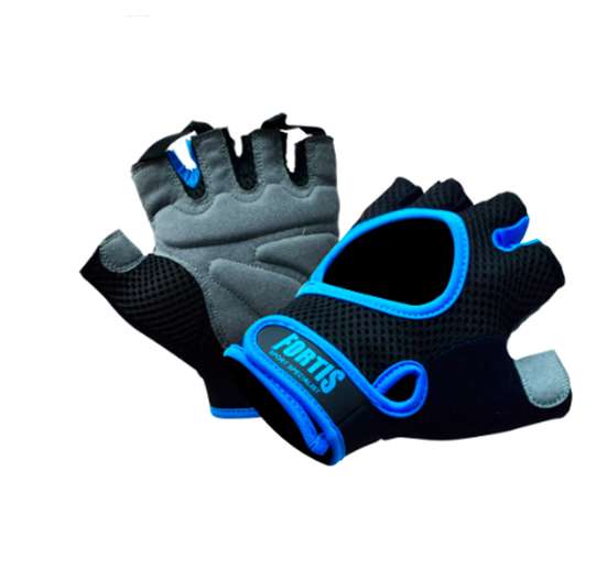 GUANTE DE PESAS L/XLARGE FORTIS 1089-BL VENT PLUS NEGRO/AZUL