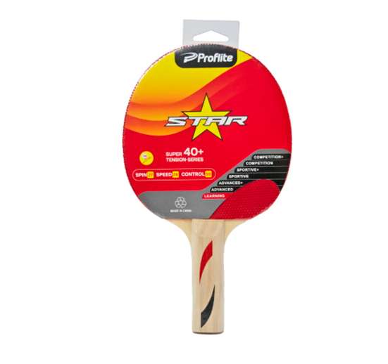 RAQUETA DE PING PONG 1 ESTRELLA PROFLITE PP-RAQ1