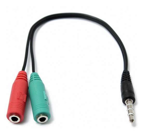 ADAPTADOR 3.5MM A AUDÍFONOS Y MICRÓFONO