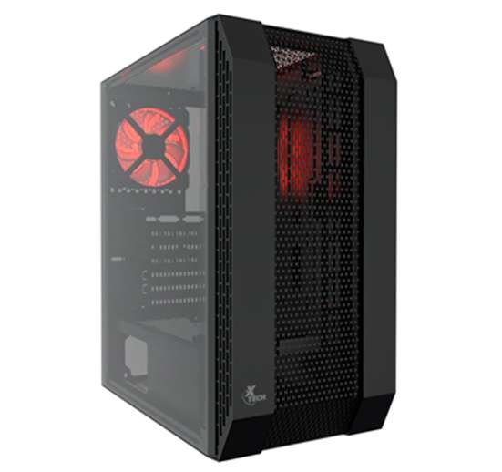 XTECH XT-GMR3 - CASE DE COMPUTADORA, TORRE MEDIANA, ATX/MICRO-ATX, NEGRO