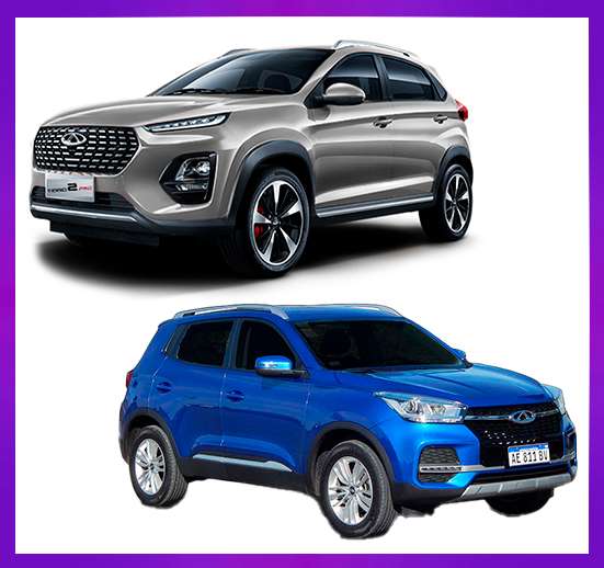 CHERY TIGGO 4 CONFORT (SUV) 0KM y CHERY TIGGO 2 LUXURY 0KM