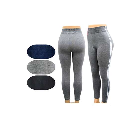 LEGGINS CON FRANJAS BLANCAS PARA DAMA