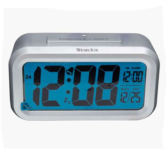 RELOJ DESPERTADOR CON PANTALLA LCD