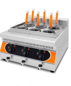 Cocinador De Pasta Electrico 600*580*410Mm 3Kw 220V/60Hz. Para 6 Porciones A La Vez.