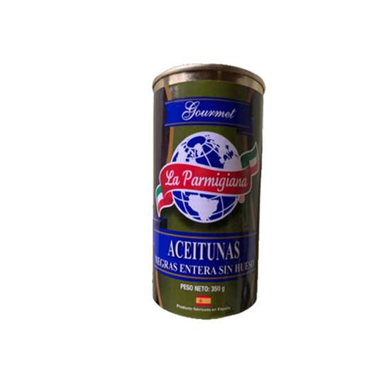 ACEITUNAS LA PARMIGIANA ENTERAS SIN HUESO 350G