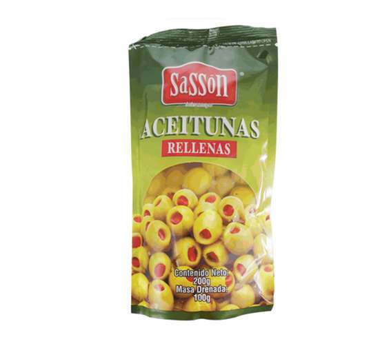 ACEITUNAS SASSON RELLENAS 100 GR