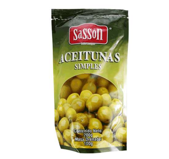 ACEITUNAS SASSON SIMPLE 200 GR