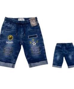 BERMUDA 4/12 DENIM PARA NIÑO 3/4TO