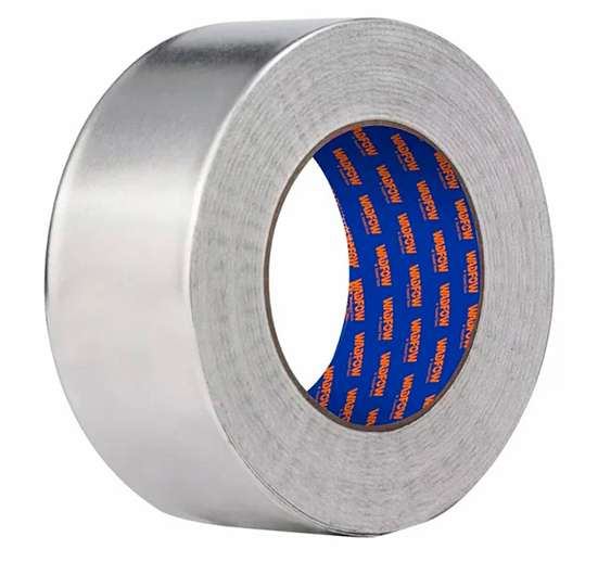 CINTAS ADHESIVAS DE PAPEL DE ALUMINIO. ESP: 0.08MM. IDEAL PARA UNIR MATERIAL AISLANTE.