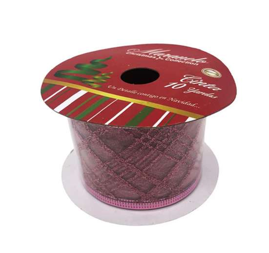 CINTA MIRO CHRISTMAS NAVIDEÑA 2.5" X 10 YD- SURT